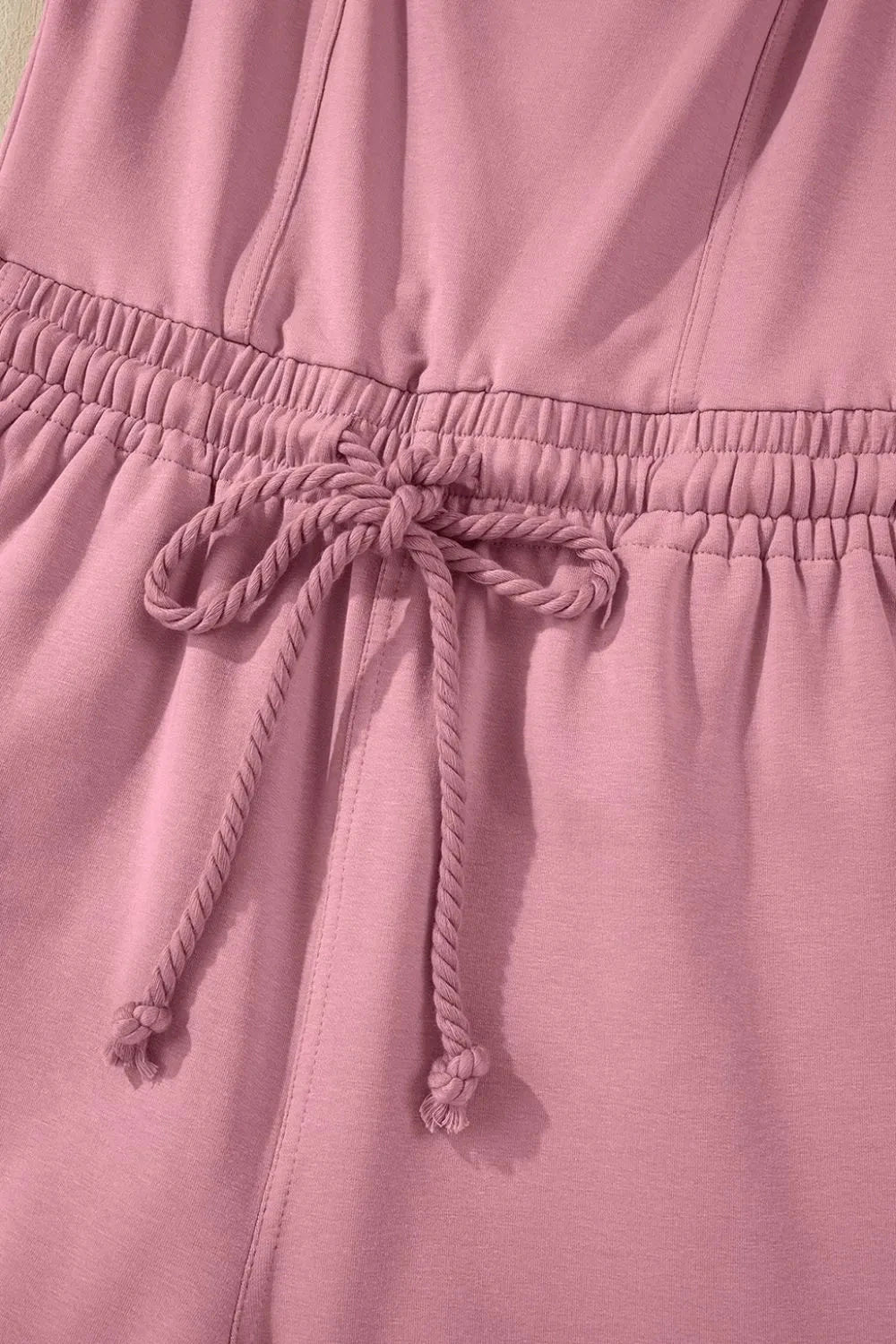 Elastic Waist Sleeveless Square Neck Jumpsuit Simply Love