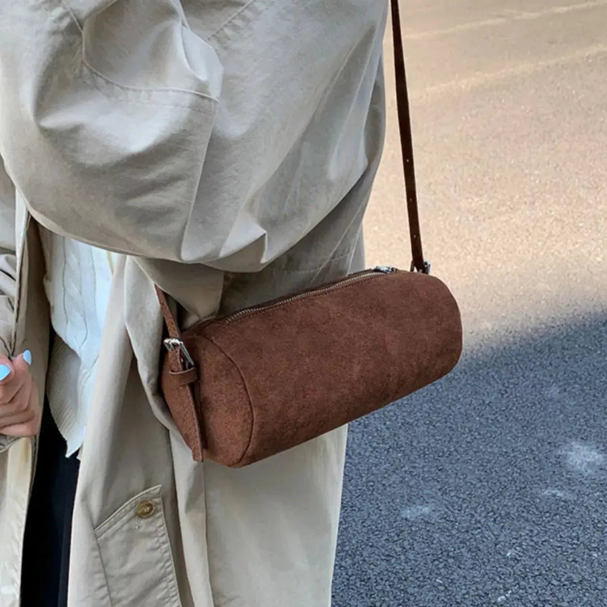 Retro Cylinder Shoulder Bag Simply Love