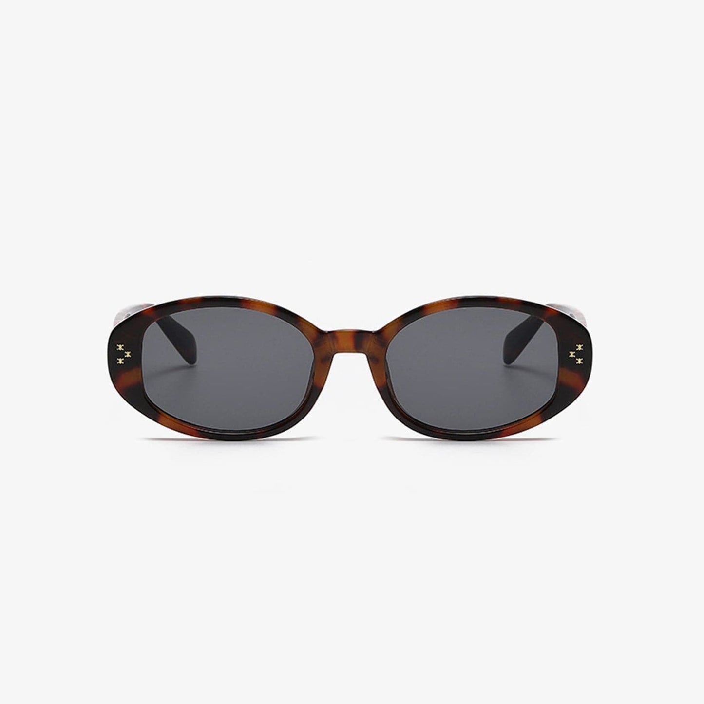 Polycarbonate Frame Oval Sunglasses.