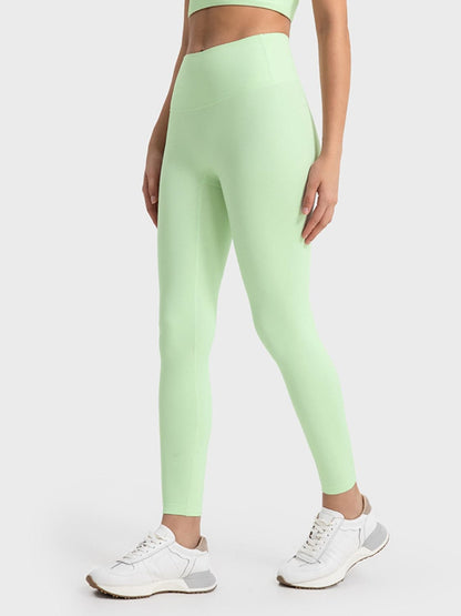 Wide Waistband Sports Leggings.