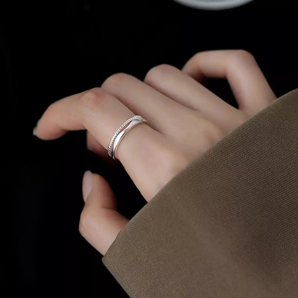 925 Sterling Silver Open Ring Simply Love