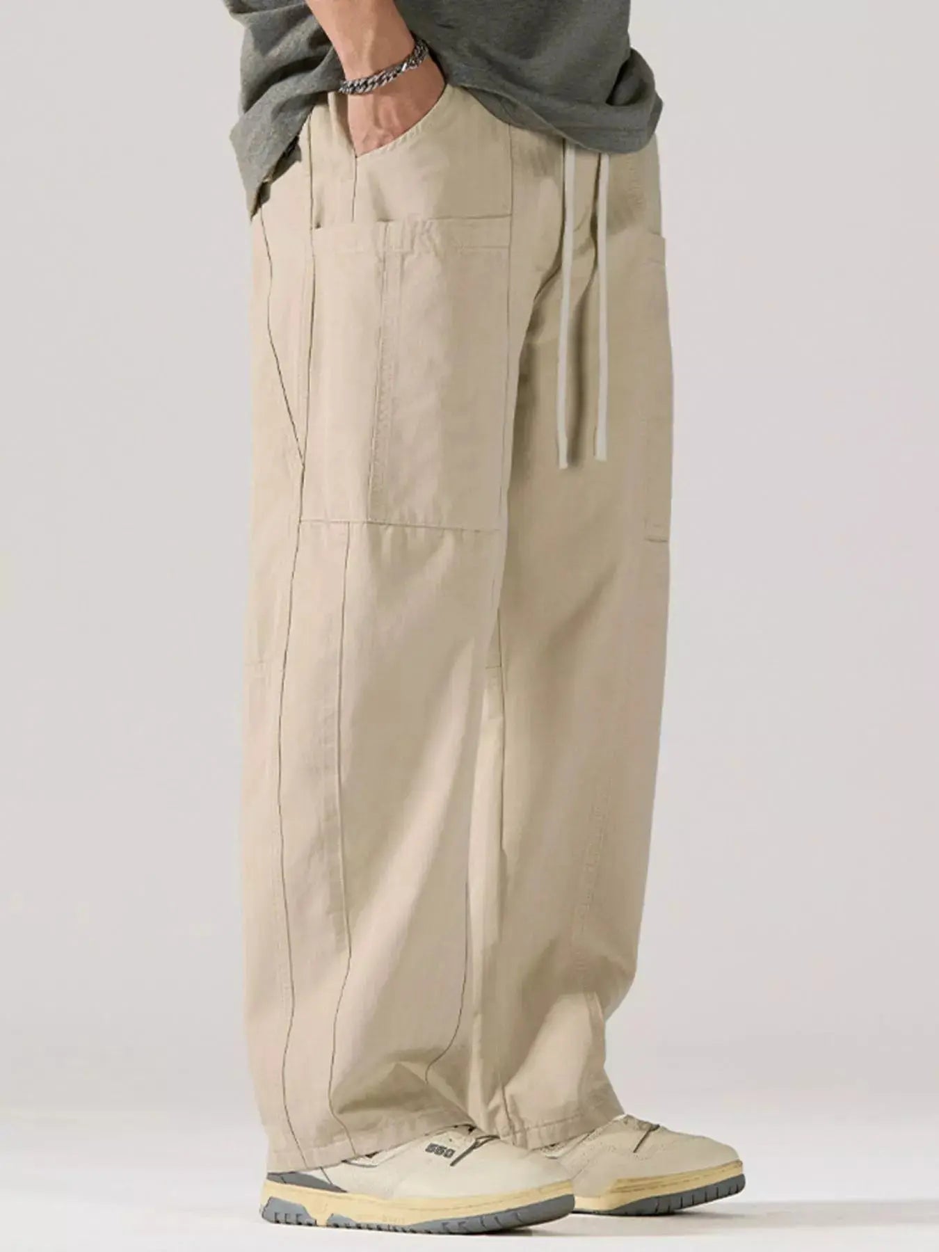 Men's Full Size Relaxed Fit Casual Pants Plus Size Simply Love