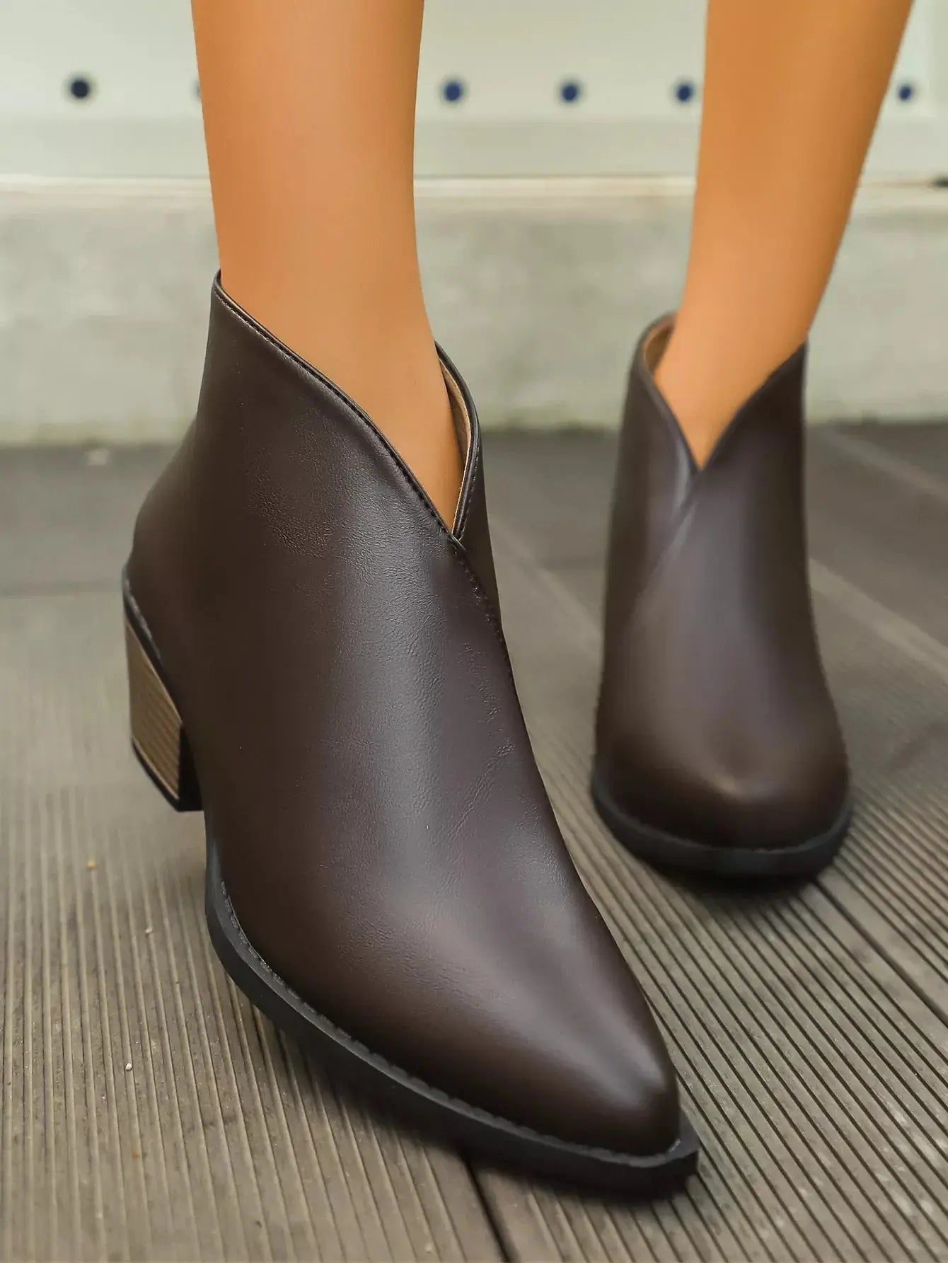 Pointed-Toe Ankle Boots Simply Love