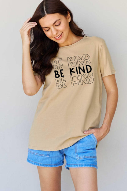 Simply Love Full Size BE KIND Graphic T-Shirt.