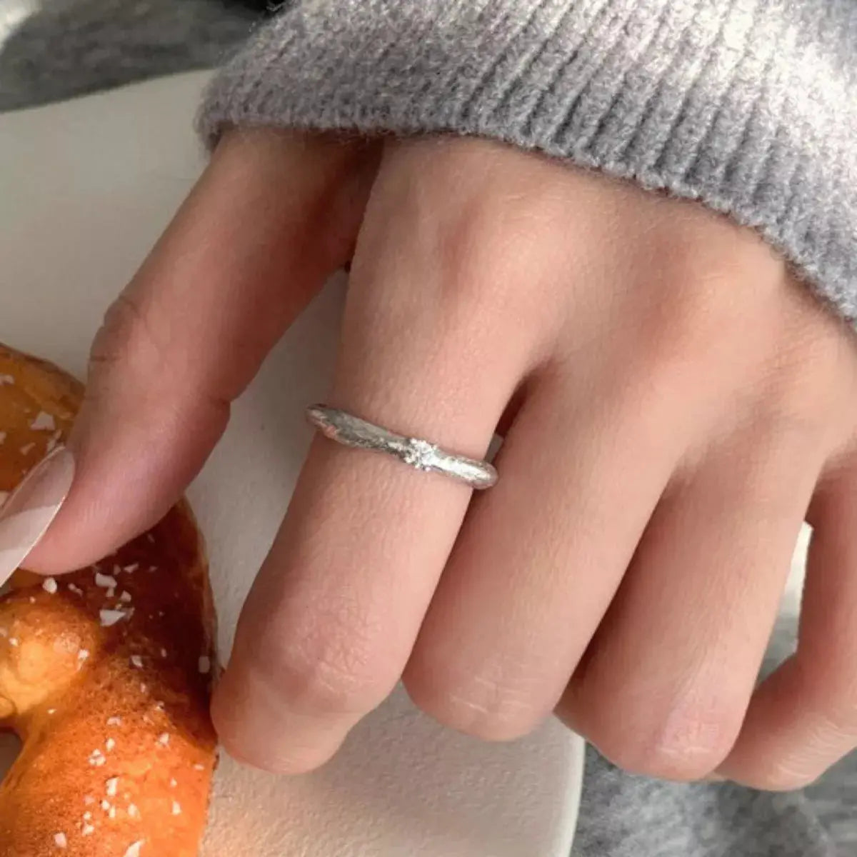 925 Sterling Silver Zircon Ring Simply Love