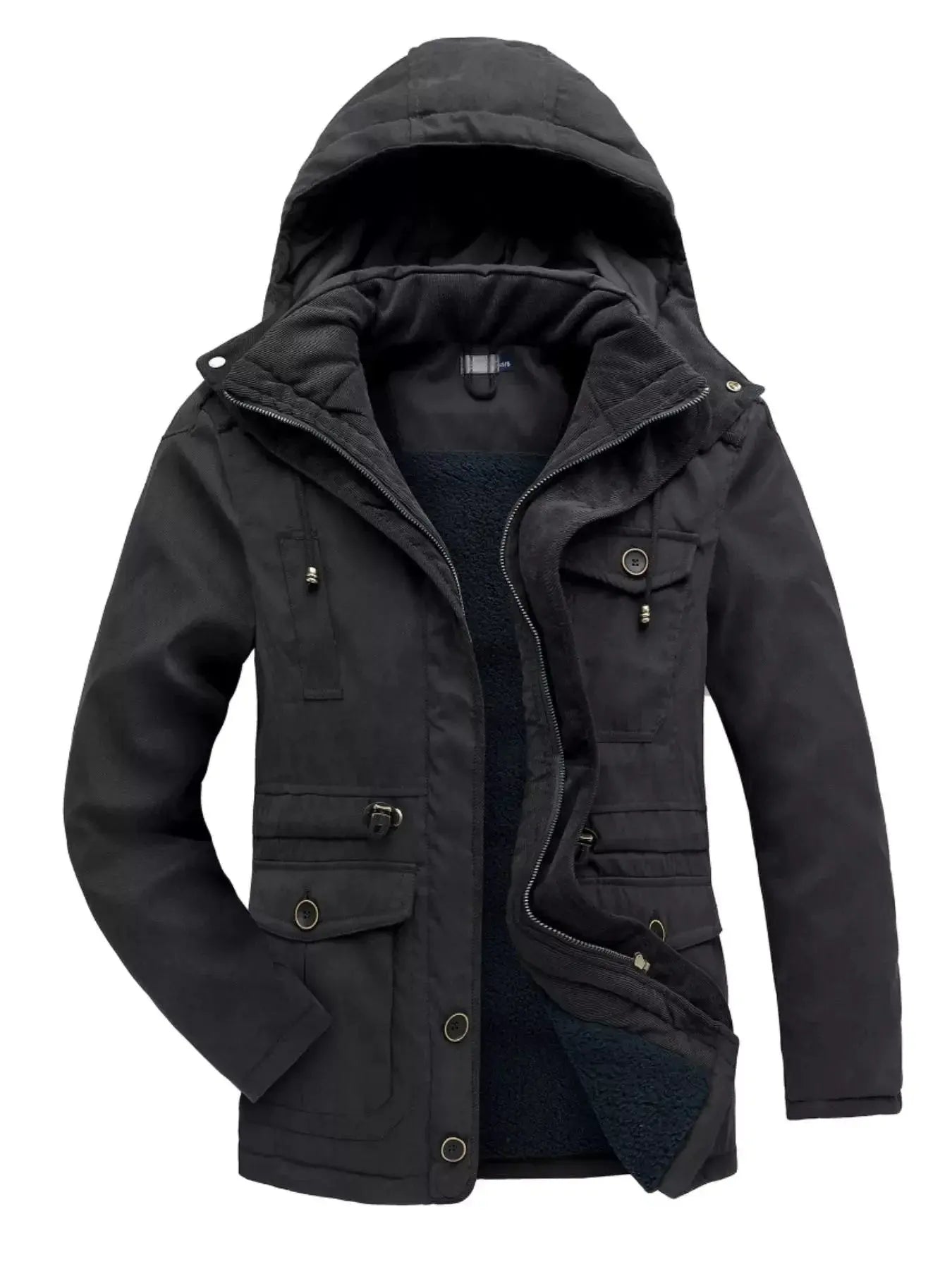Men's Winter Hooded Zip Up Jacket Simply Love