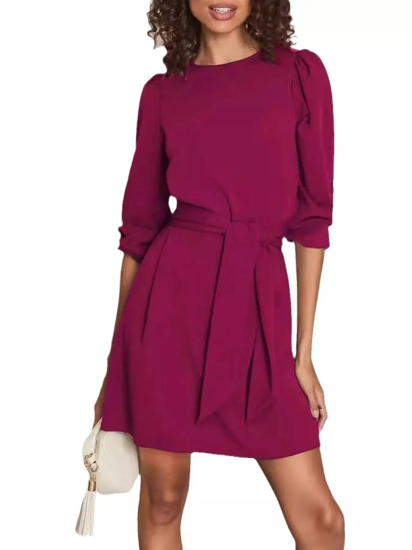 Tie-Waist Mini Dress Simply Love