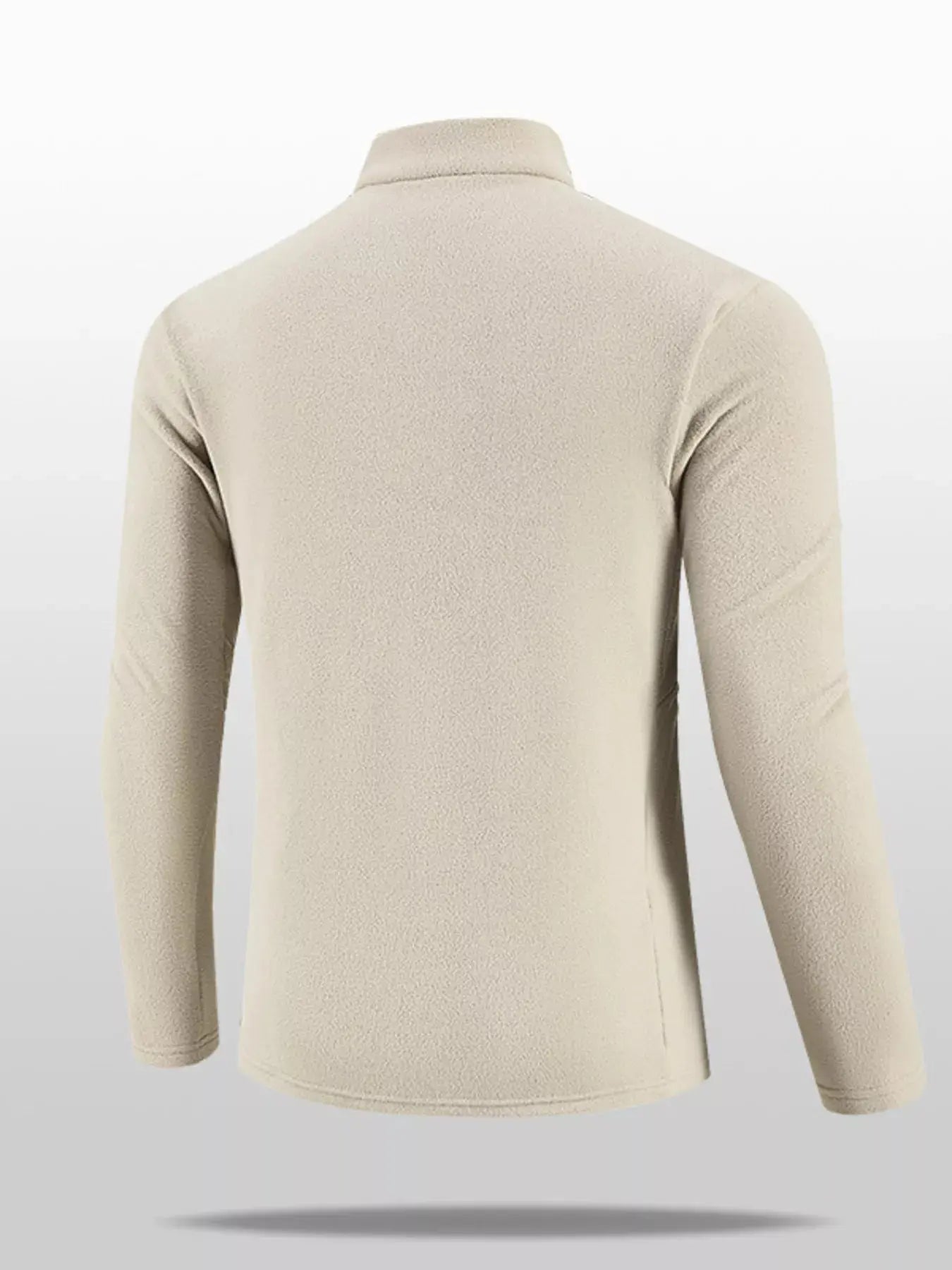 Men's Plus Size Quarter-Zip Fleece Sweatshirt Simply Love