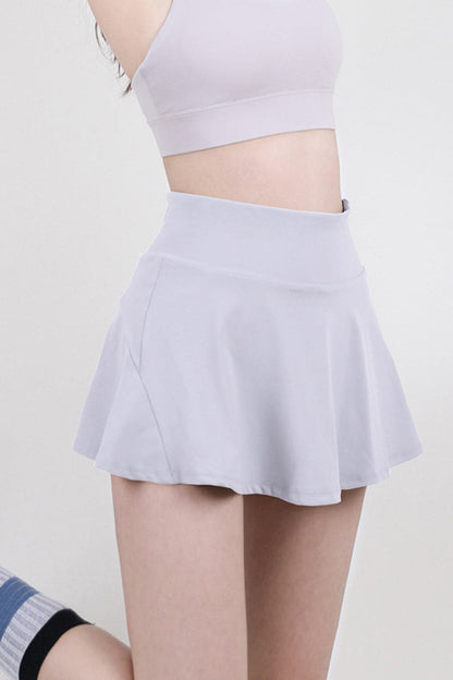 High Waist Pleated Active Skirt.