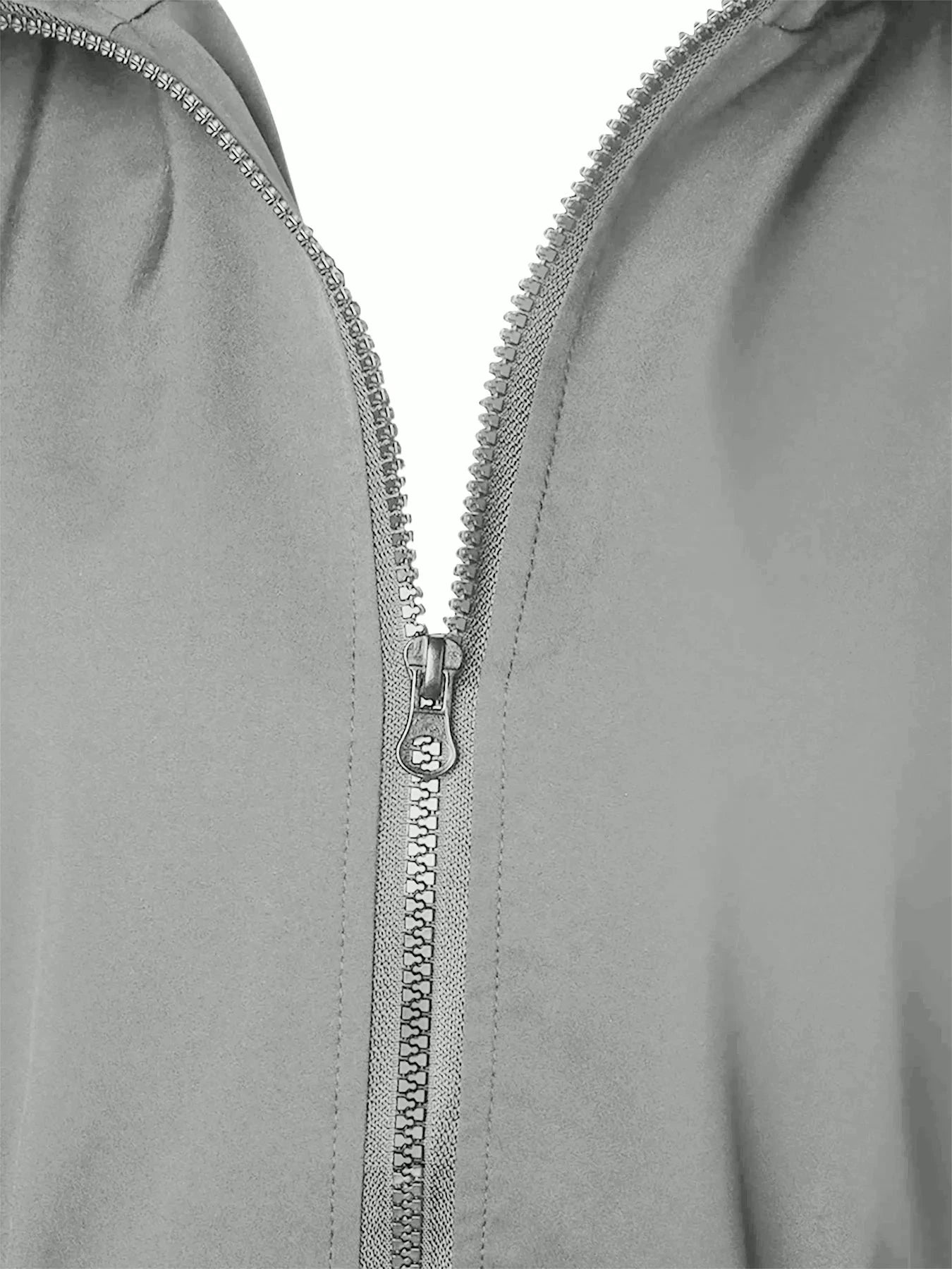 Zip Up Waterproof Hooded Outerwear With Pockets And Drawstring Simply Love