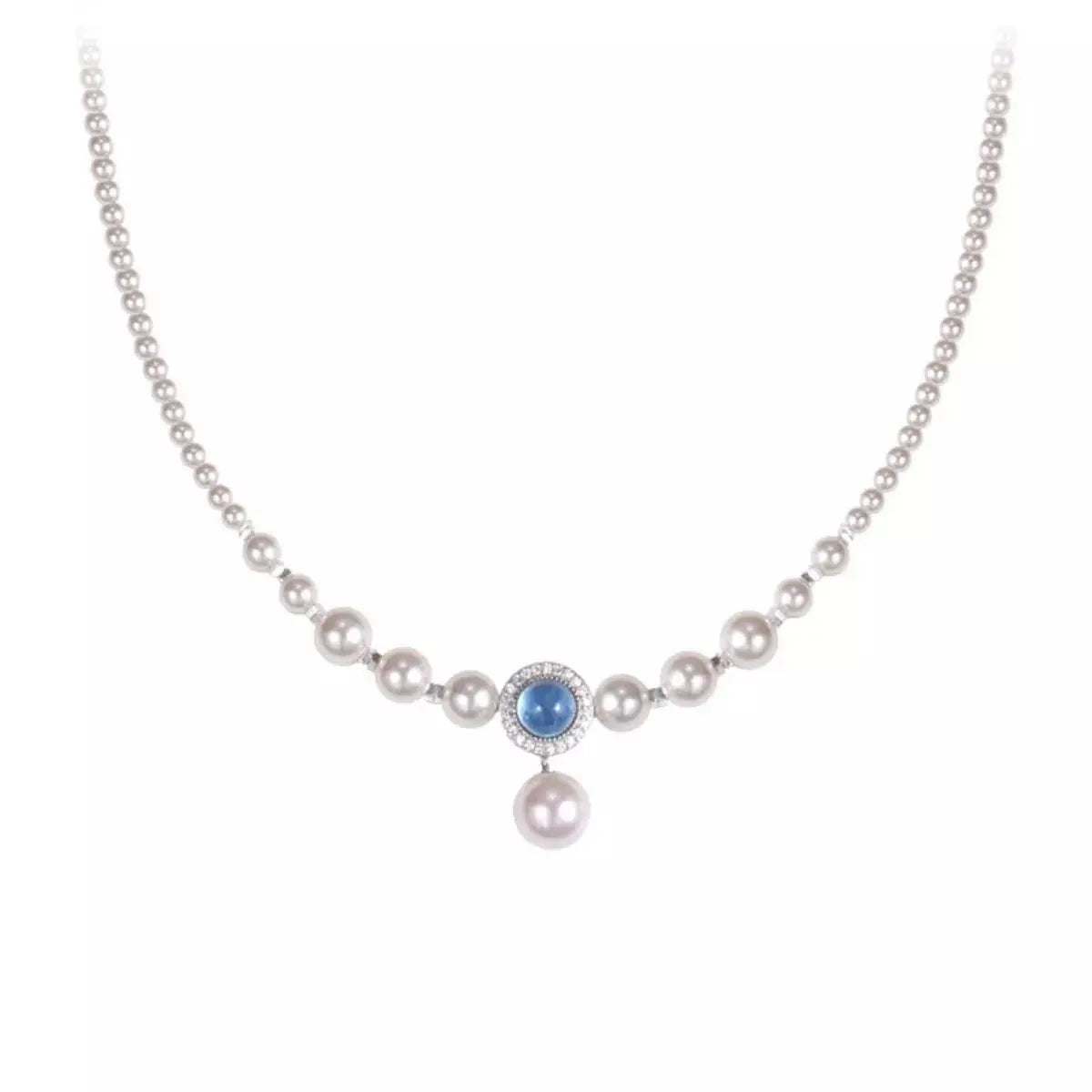 925 Sterling Silver Pearl Necklace Simply Love