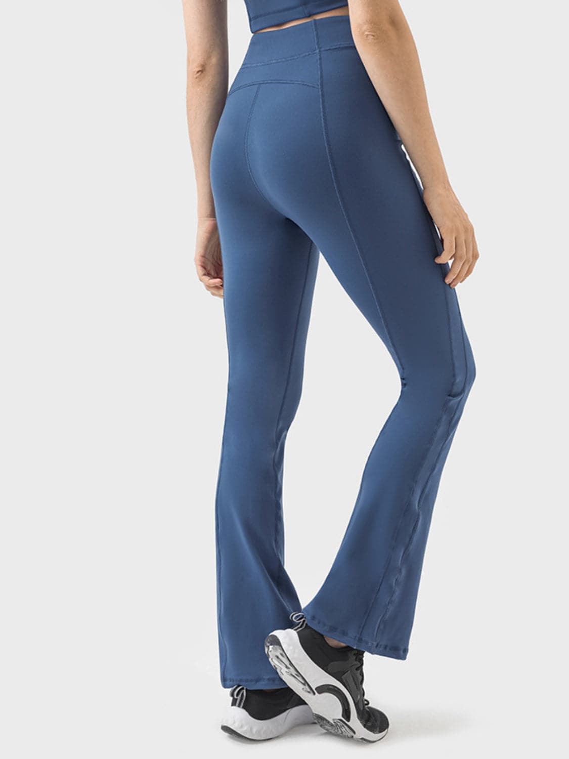 Zipper Detail High Waist Active Pants.