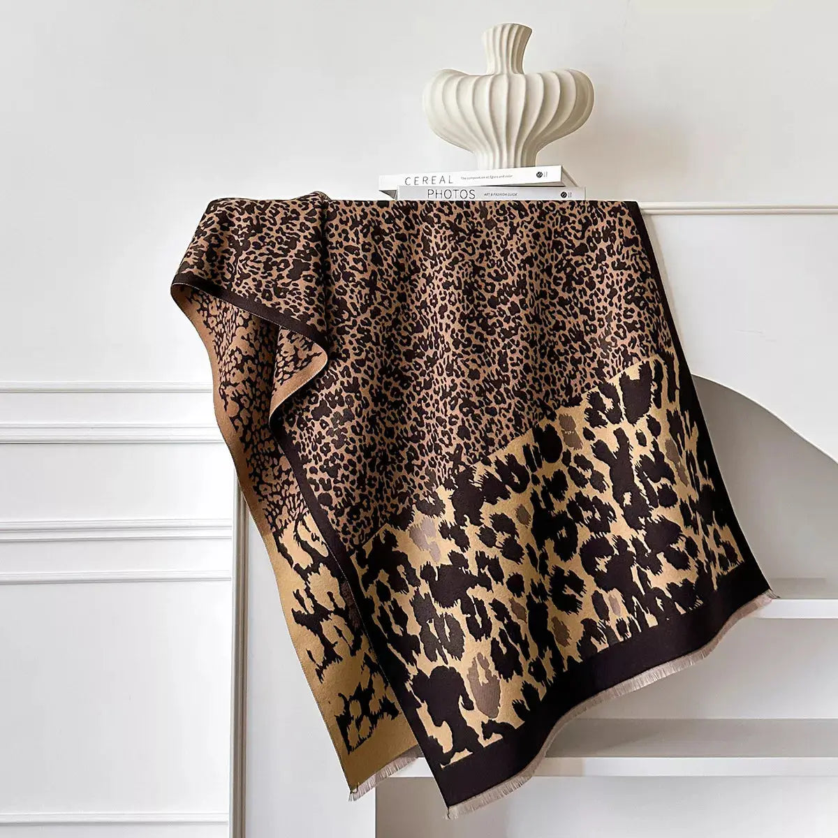 Leopard Print Winter Scarf Simply Love
