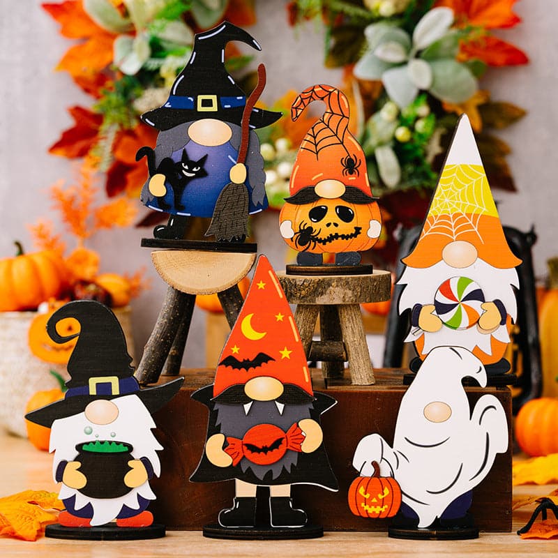 Charming Halloween Ornament Duo