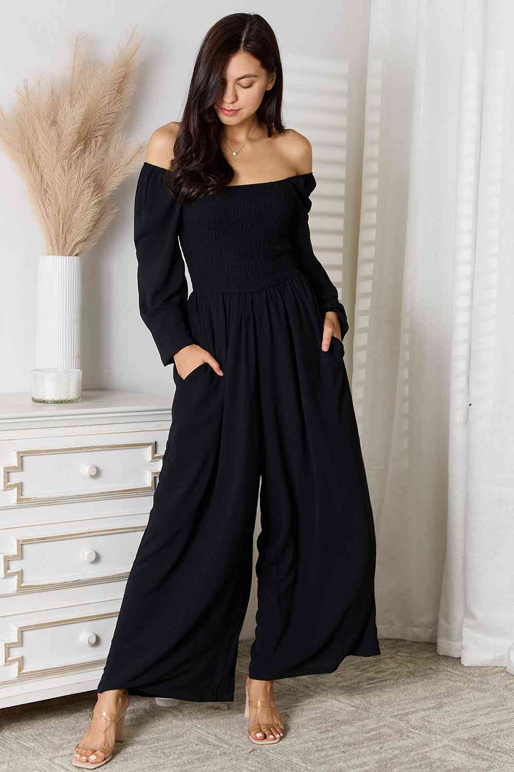 Double Take: Square Neck Jumpsuit w/Pockets
