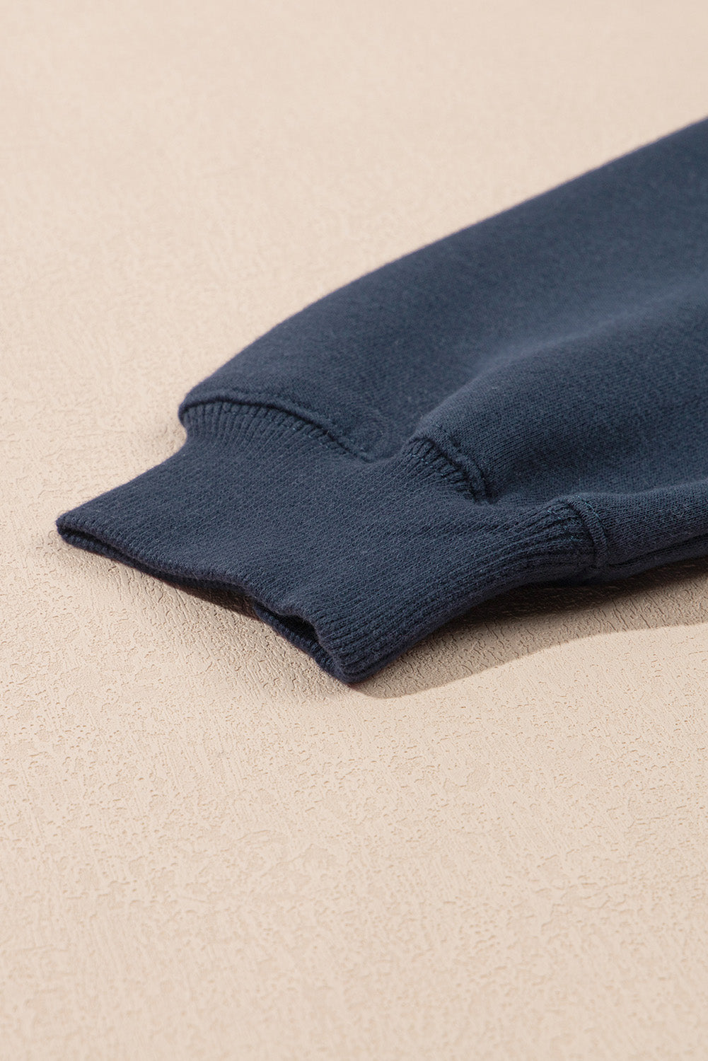 Premium Navy Blue Drop Shoulder Sweatshirt And Joggers Active Set