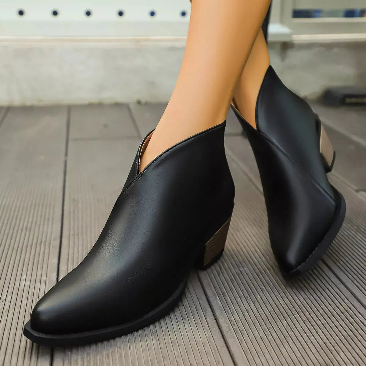 Pointed-Toe Ankle Boots Simply Love
