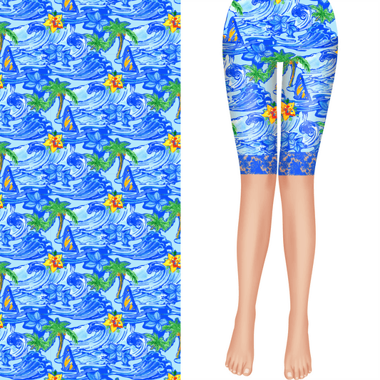 Sailing Away Shorts with Blue Lace Legging MM
