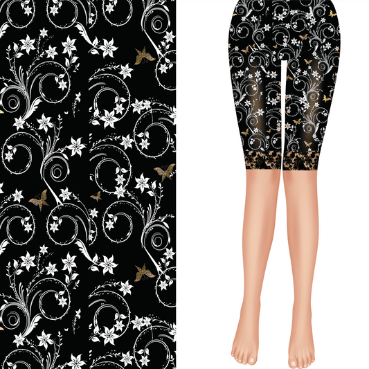 Fleur de Butterfly With Biker Shorts with Pockets MM