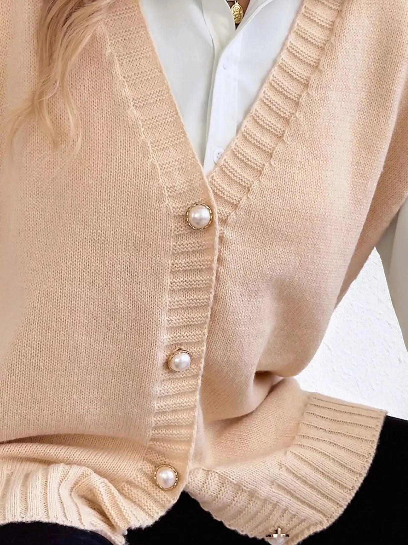 Button-Down Button Up Sweater Vest Simply Love