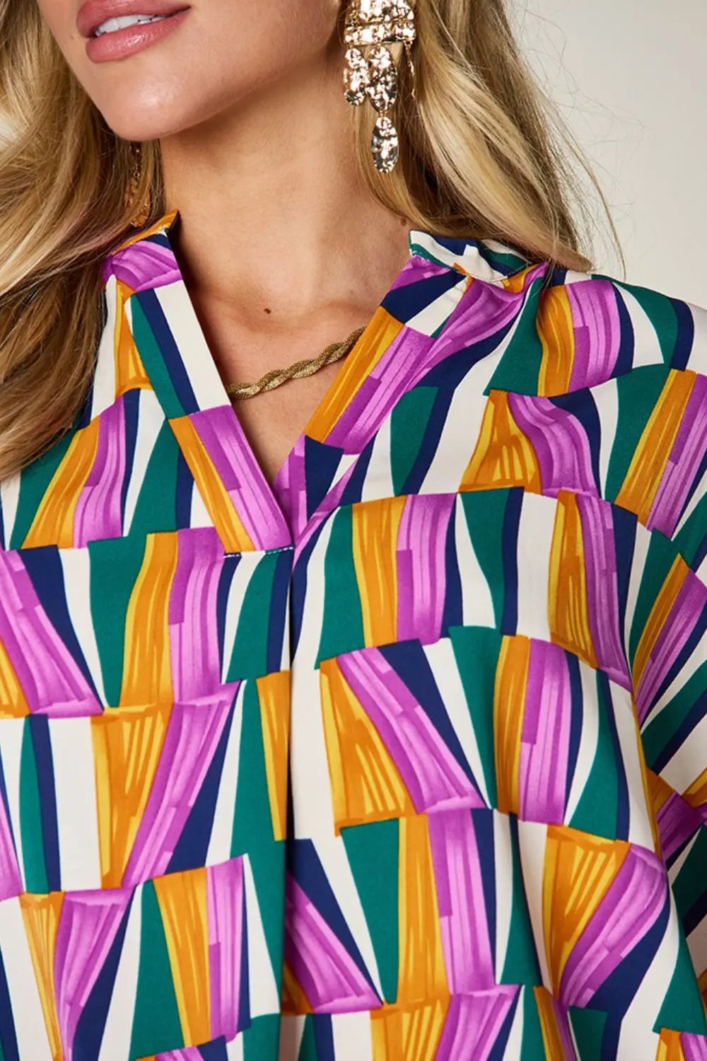 Double Take: Geometric Blouse - Love Salve