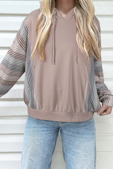 Dune Colorblock Patchwork Baggy Hoodie Oversized Unisex