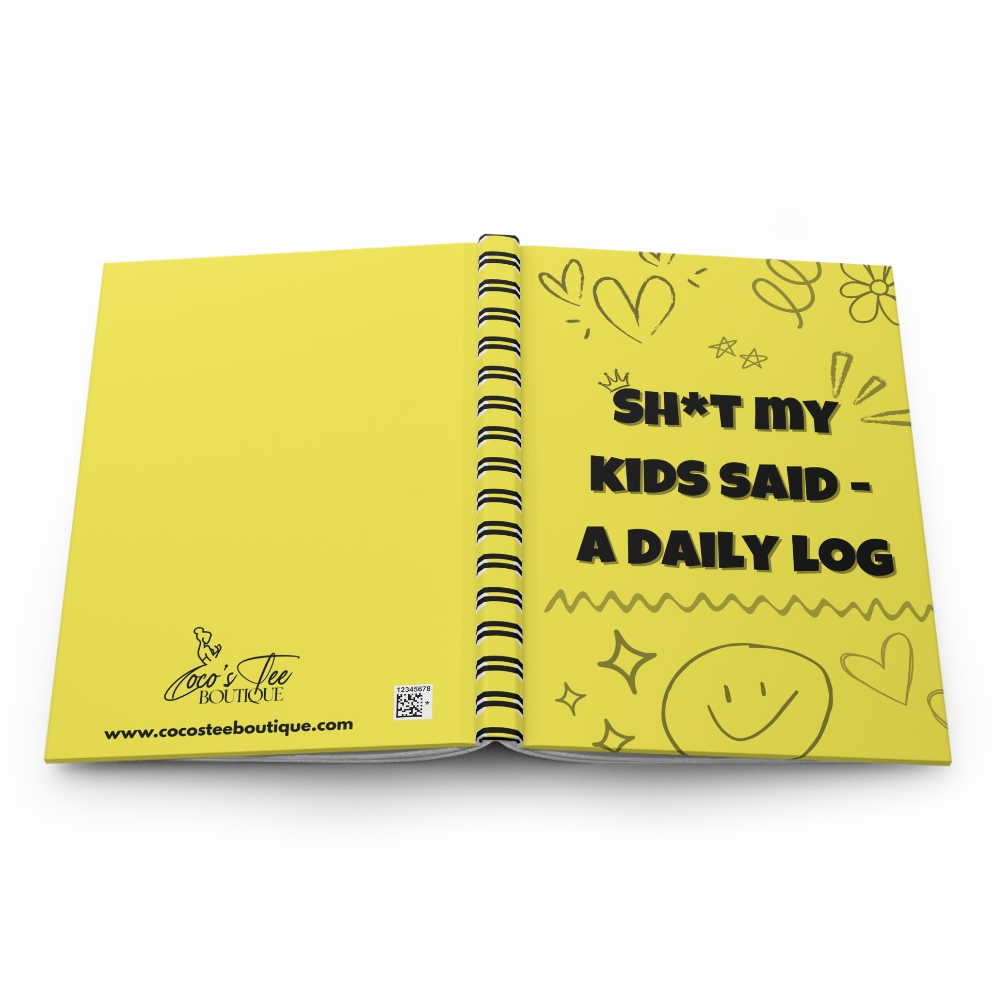 Shit My Kids Said Lemon Drop Daily Log Journal For Hilarious Family Memories Of Their Funniest Quotes Coco’s Tee Boutique