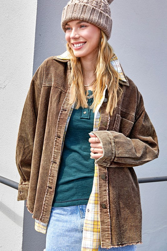 Oversized Corduroy Jacket