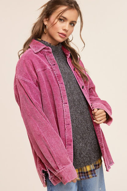 Oversized Corduroy Jacket