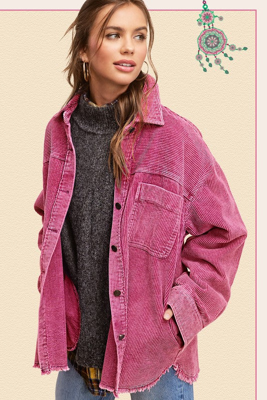 Oversized Corduroy Jacket