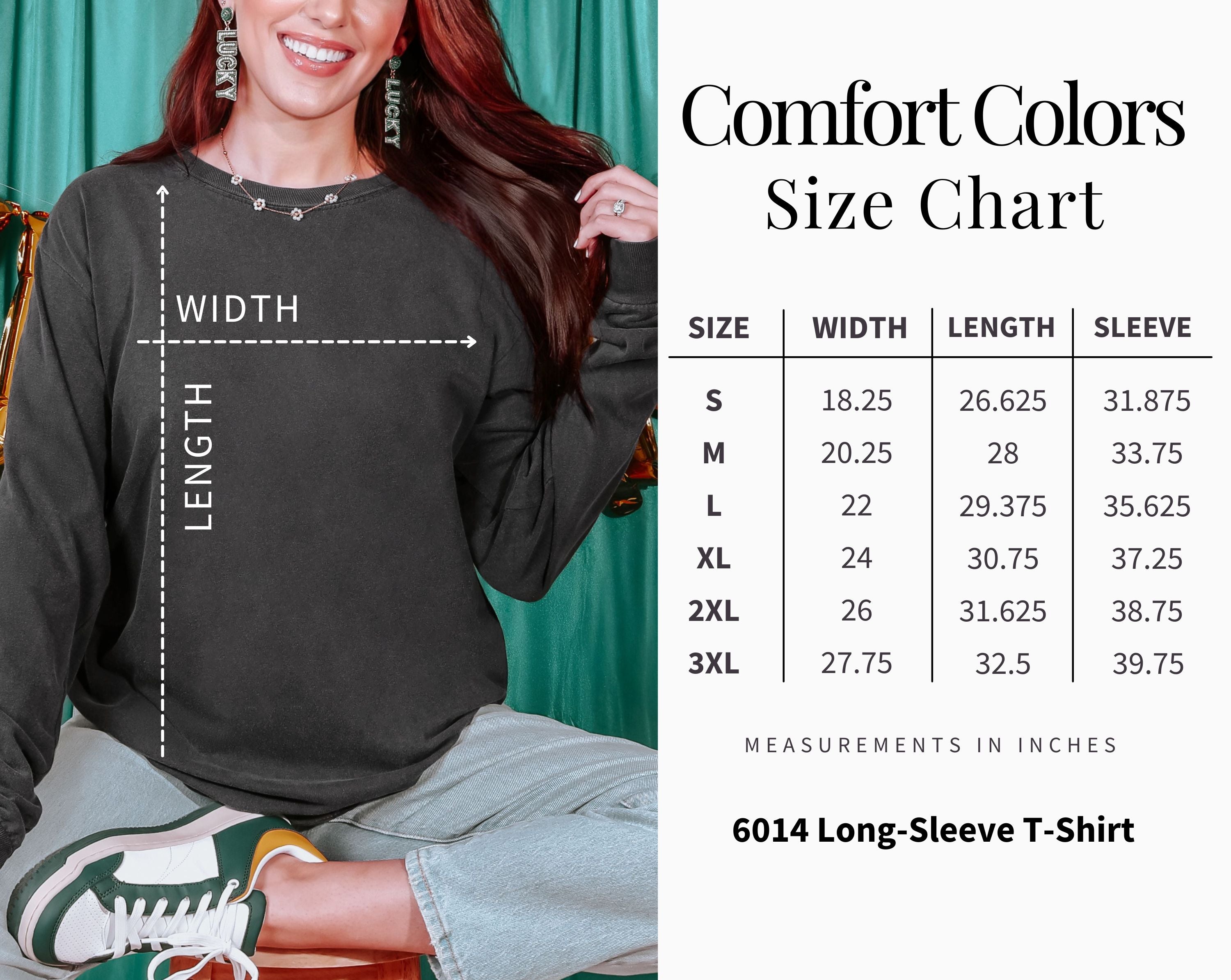Feeling Lucky Comfort Colors 6014 Sweatshirt St Patrick Day Vibes Cozy Oversized Long Sleeve Coco’s Tee Boutique