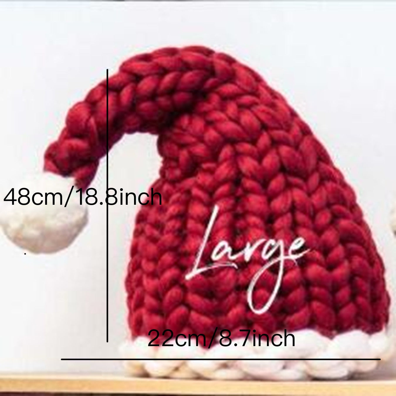Knit Santa Hat Miss Sparkling