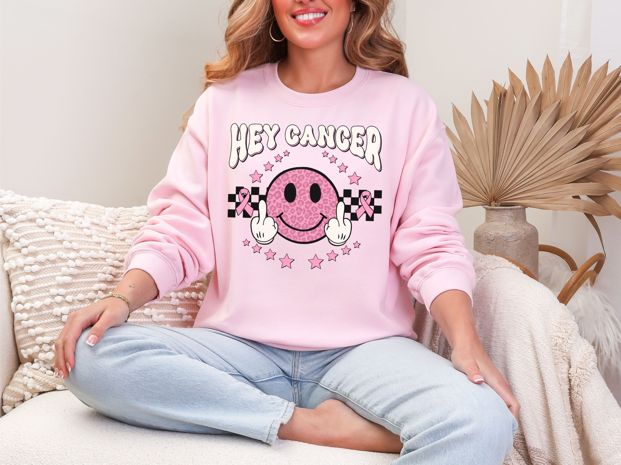 Cancer Awareness Crewneck Sweatshirt Unisex Style Survivor Gift Support Apparel Comfort Coco’s Tee Boutique