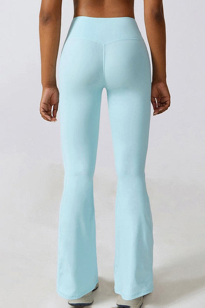 Sculpt & Flow High-Waist Flare Yoga Pants – Quick-Dry & Sweat-Wicking
