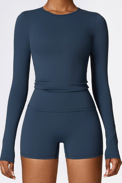 Versatile long sleeve tops for yoga and running