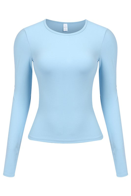 Versatile long sleeve tops for yoga and running