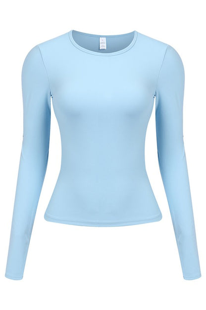 Versatile long sleeve tops for yoga and running