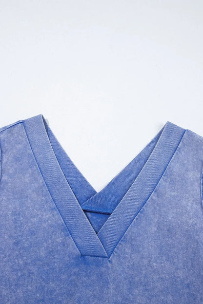Simply Love: Loose Mineral Wash Romper