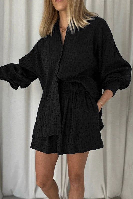 Two piece shorts set Miss Sparkling