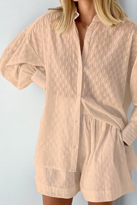 Two piece shorts set Miss Sparkling