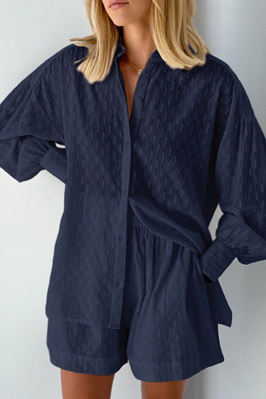 Two piece shorts set Miss Sparkling