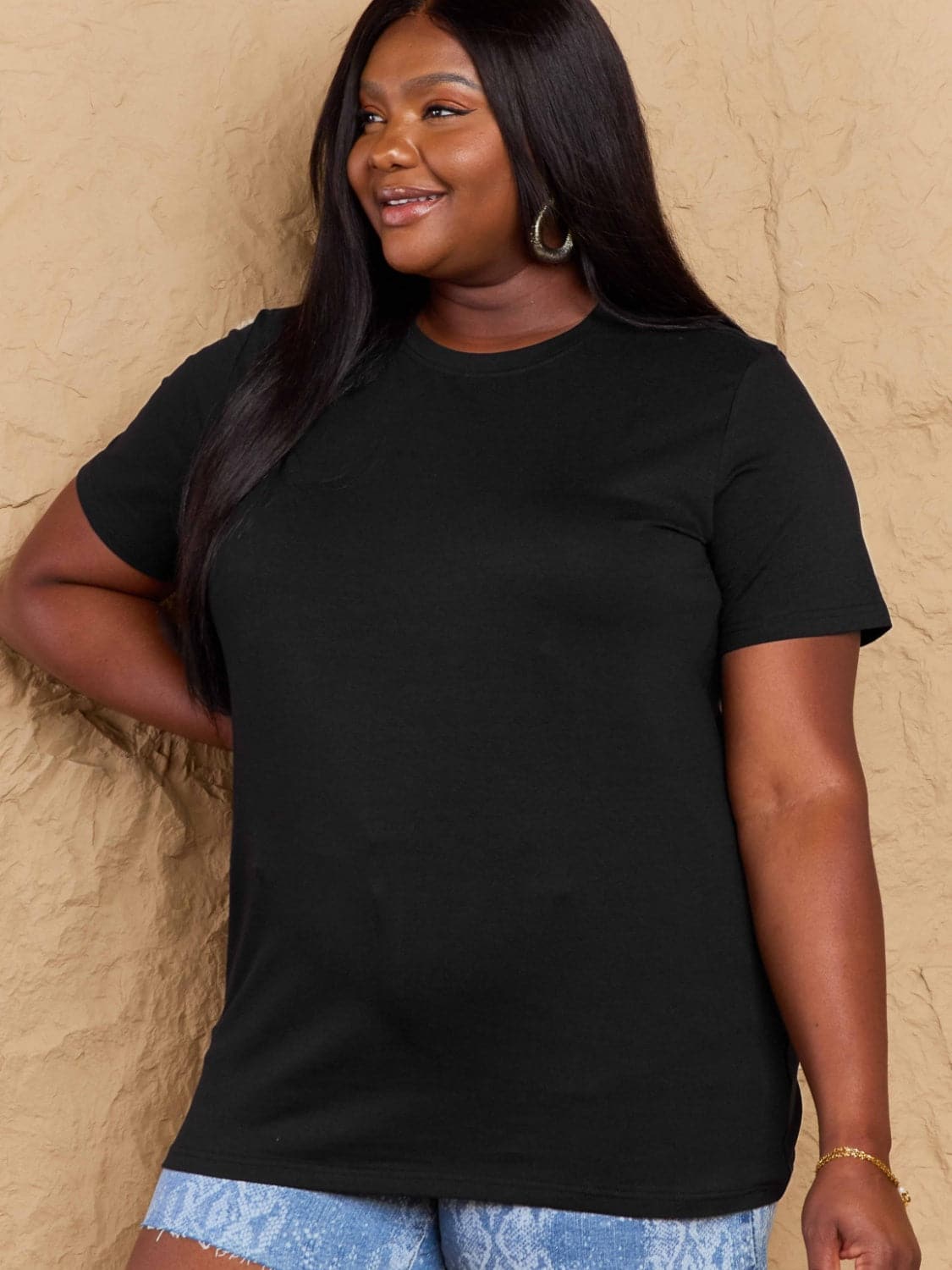 Cotton Short Sleeve Tee for Women