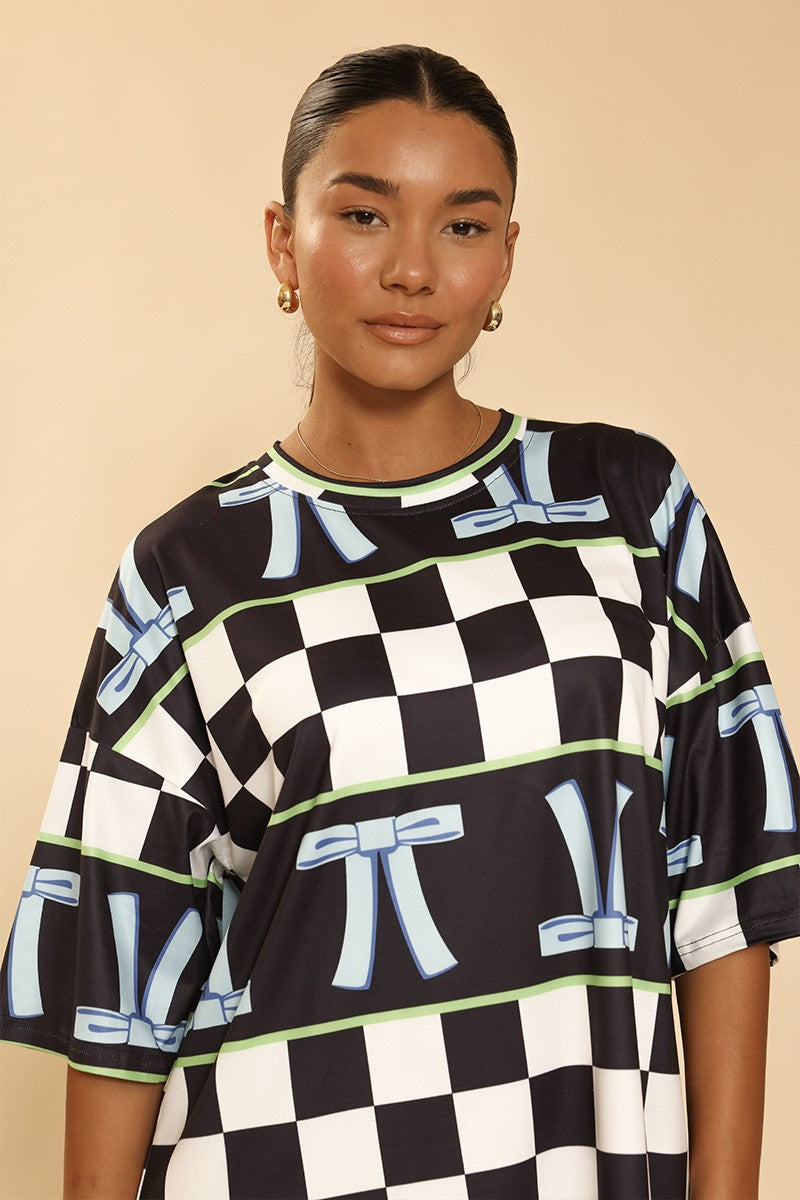 Night gown t-shirt dress Miss Sparkling