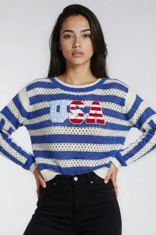 Miss Sparkling USA Cover-up top Miss Sparkling