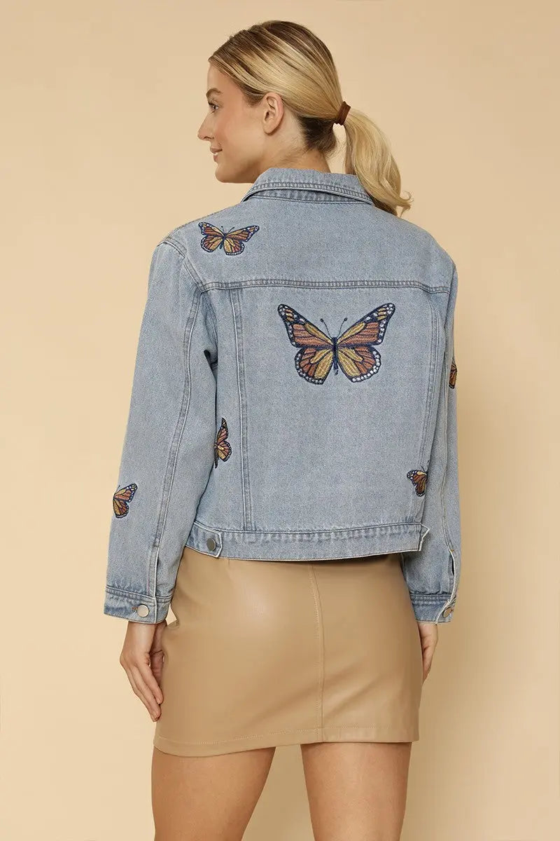 Monarch denim jacket Miss Sparkling