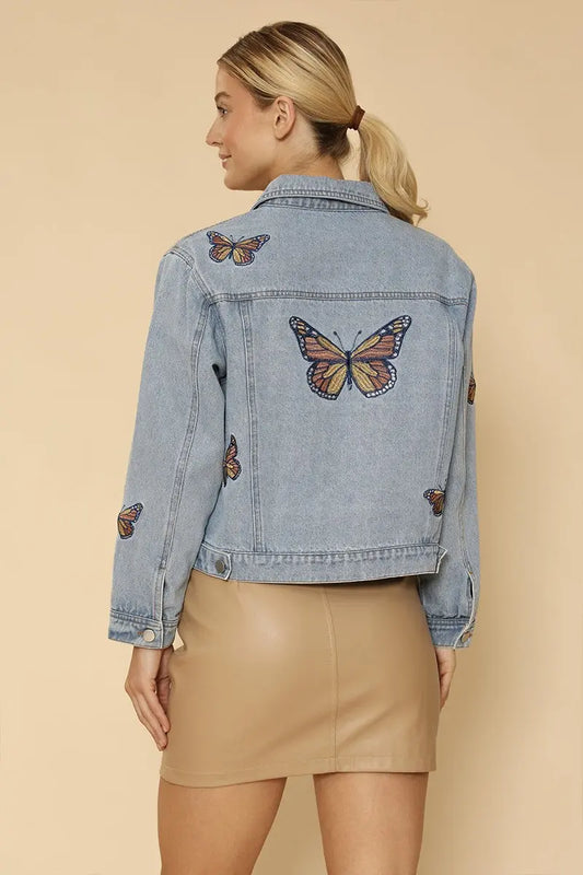 Monarch denim jacket Miss Sparkling