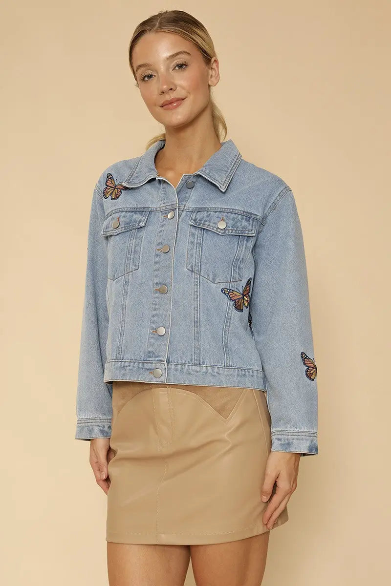 Monarch denim jacket Miss Sparkling