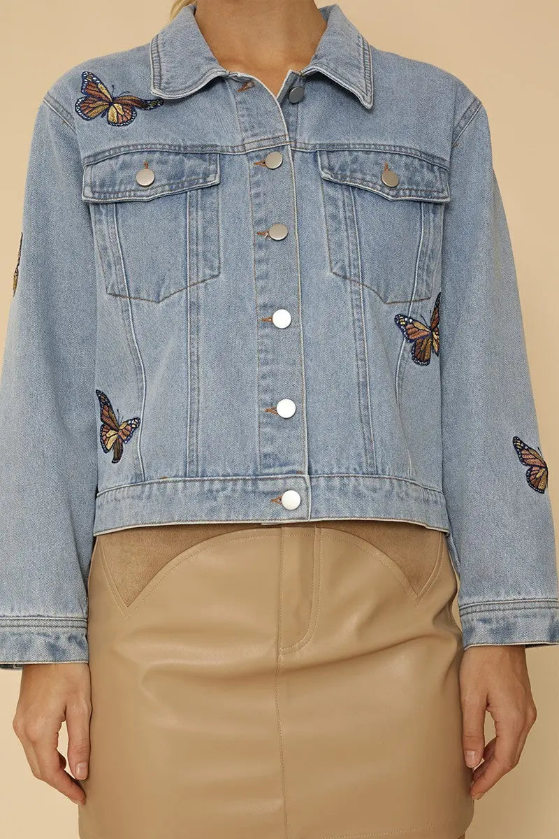 Monarch denim jacket Miss Sparkling