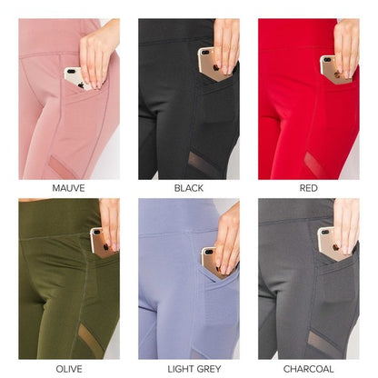 Flattering tummy control leggings with convenient phone pocket