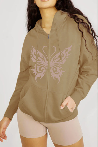 Simply Love Butterfly Hoodie